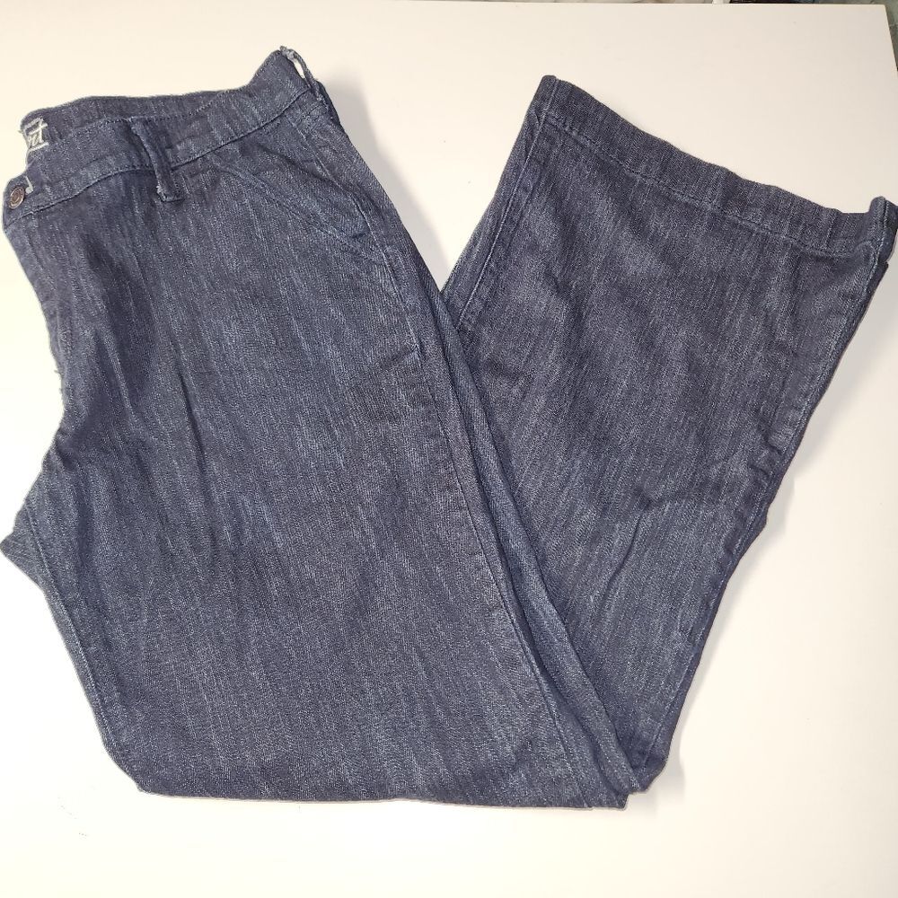 Old Navy Flirt Dark Wash Wide Leg Denim Jeans Womens Size 16